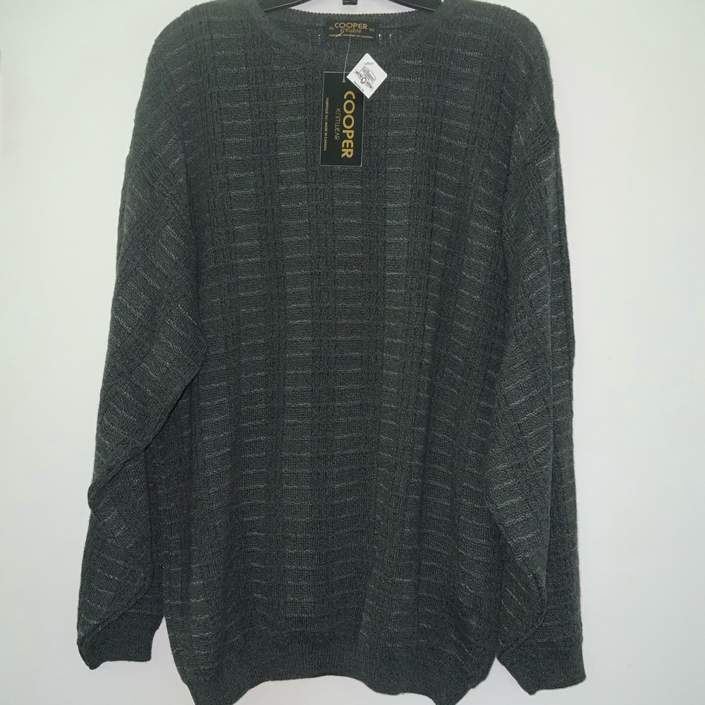 NWT COOPER Men’s Crew Neck Sweater Made In Canada Size XL